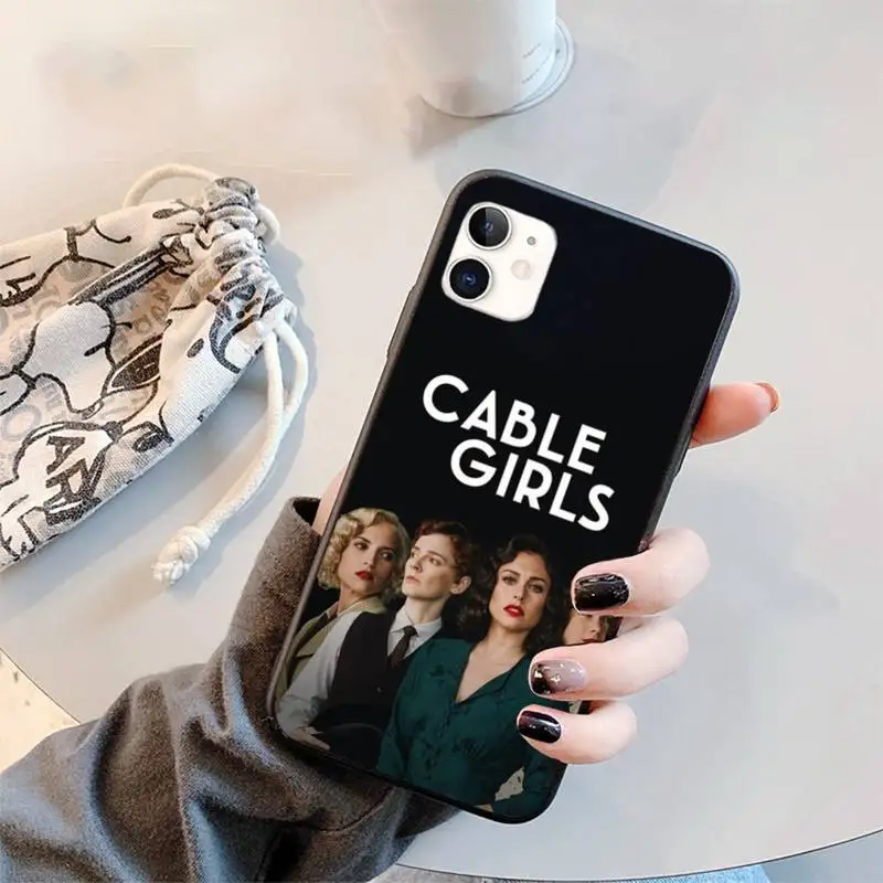 

Cable Girls Phone Case for iPhone 11 12 mini pro XS MAX 8 7 6 6S Plus X 5S SE 2020 XR
