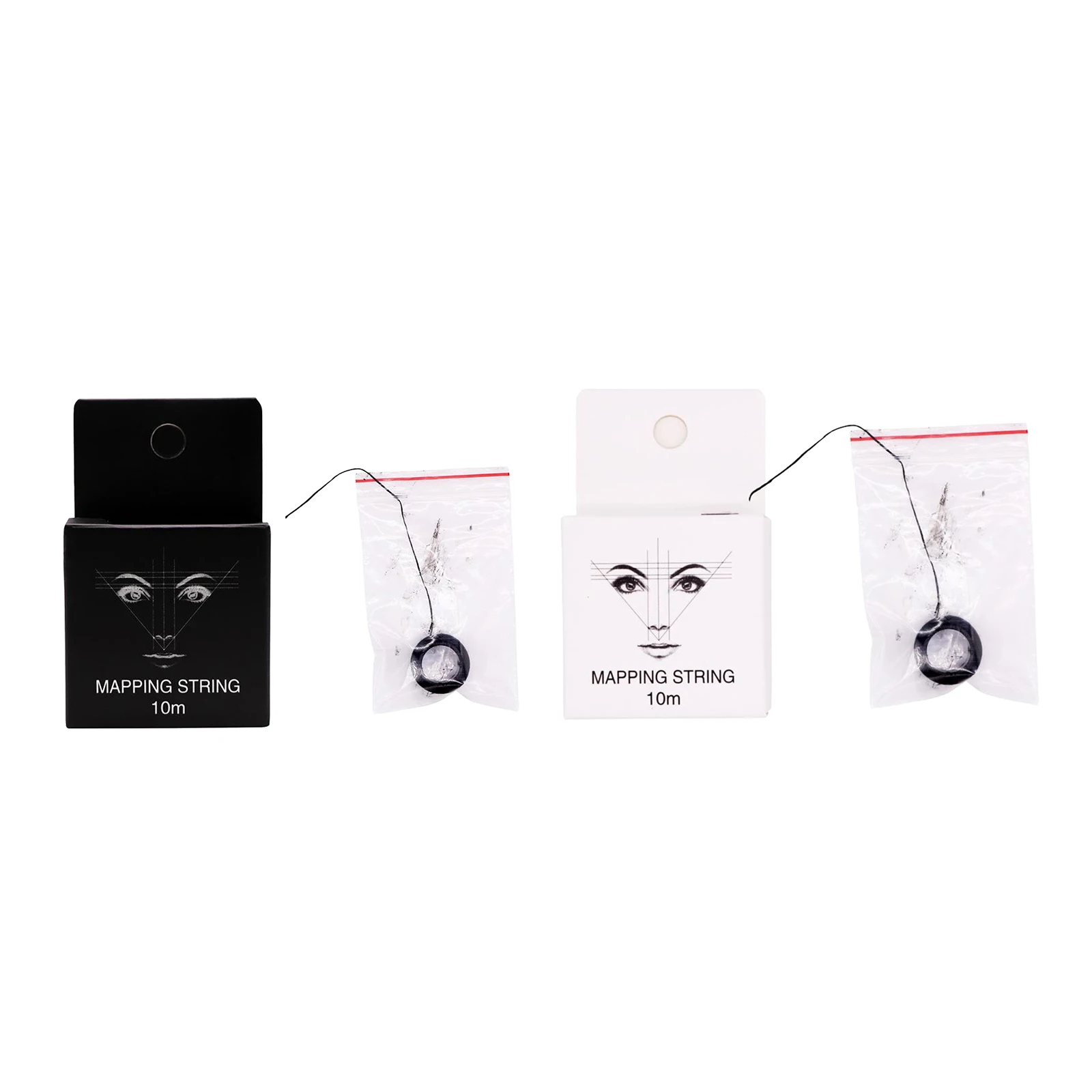 

10 м пре-покрытый краской отображения нить микроблейдинг бровей линейка для нанесения татуировки Стикеры инструмент