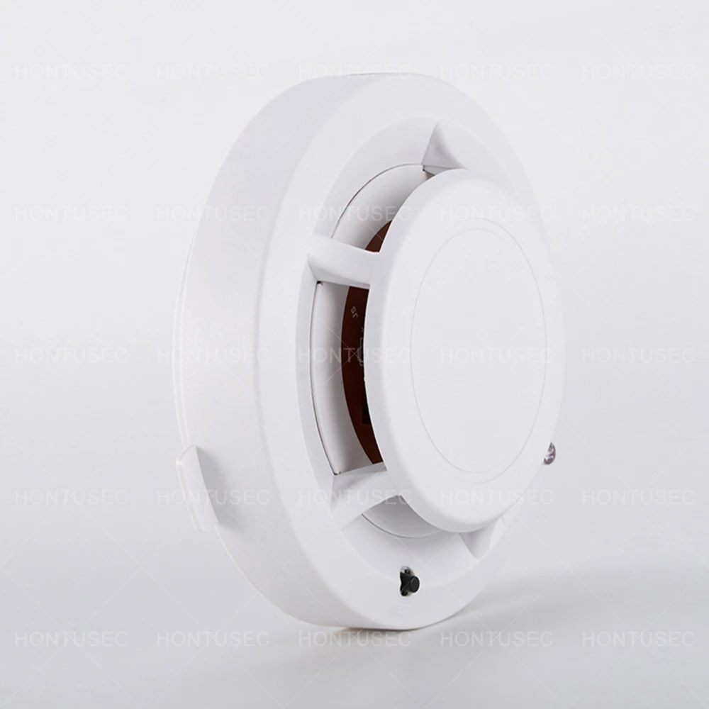 Датчик дыма HONTUSEC с сигнализацией Высокочувствительный детектор низкого заряда