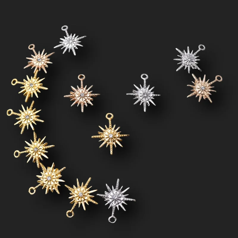 6 штук в партии/Серебрянные хромированные длинные Ручной Работы Стразы с