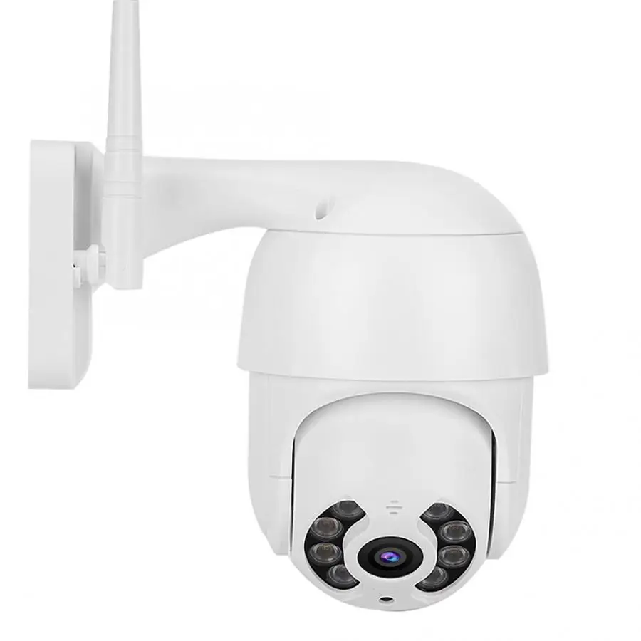 2in водонепроницаемая купольная мини камера PTZ 1080P WiFi 8 огней охранное наблюдение
