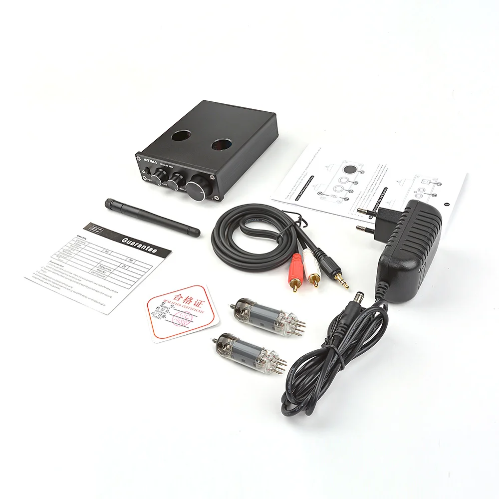 6K4 Amp With EU Plug AIYIMA 6K4 вакуумный ламповый усилитель предусилитель Bluetooth 5,0 желчный предусилитель вакуумный трубчатый предусилитель с регулировкой тонов высоких частот - Цвет: 6K4 Amp With EU Plug