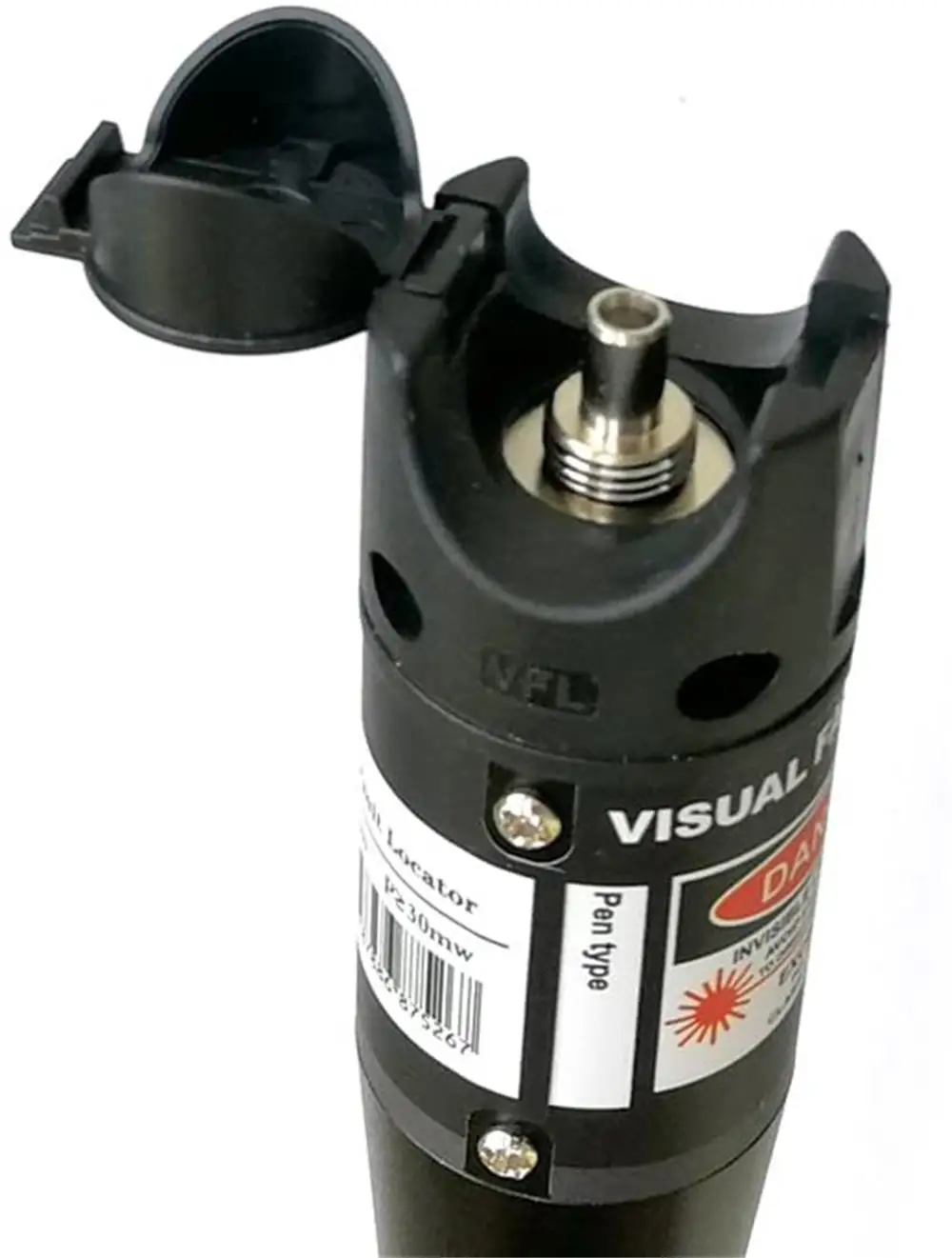 Visual Fault Locator + FC/LC Connector Kit 30mW 30KM VFL Include Single Mode 9/125um Red Light Pen | Fiber Optic Equipment