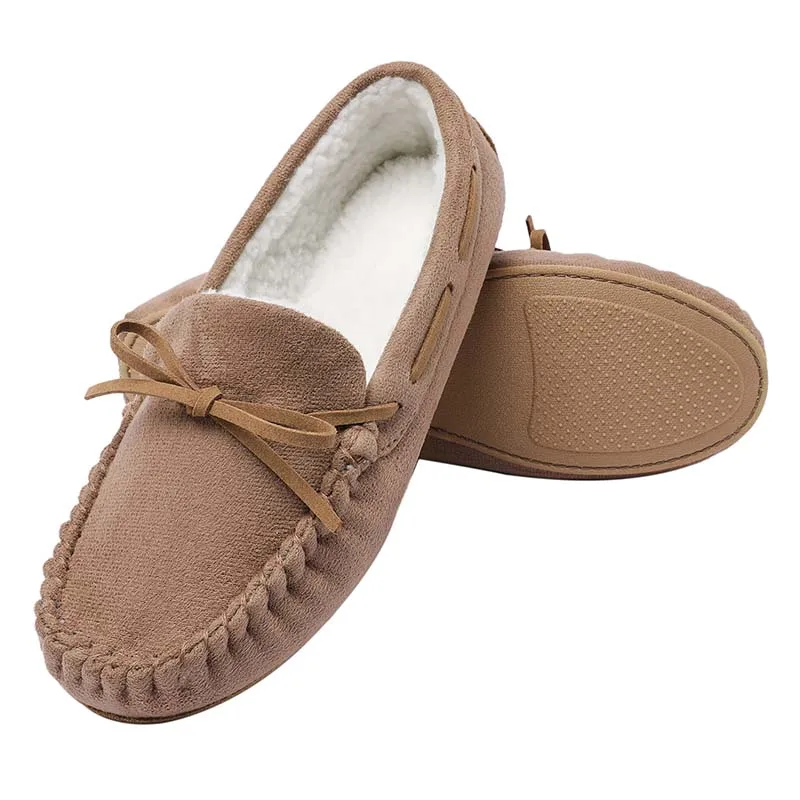

Women's House Slippers - Moccasins Slip On Soft Comzy Winter Indoor Shoes.