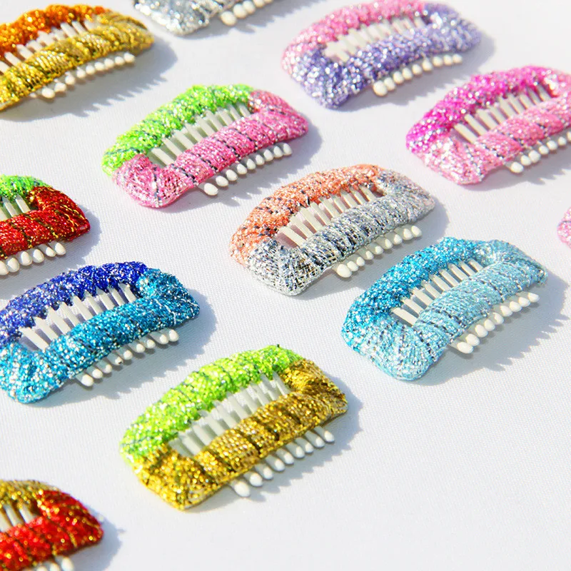 

Cute Colorful Pet Hair Pins Dual Colors Pet Hair Accessory Carbon Steel Pet Geometry Hair Pin Clip for Dog Hair Supplies Decor