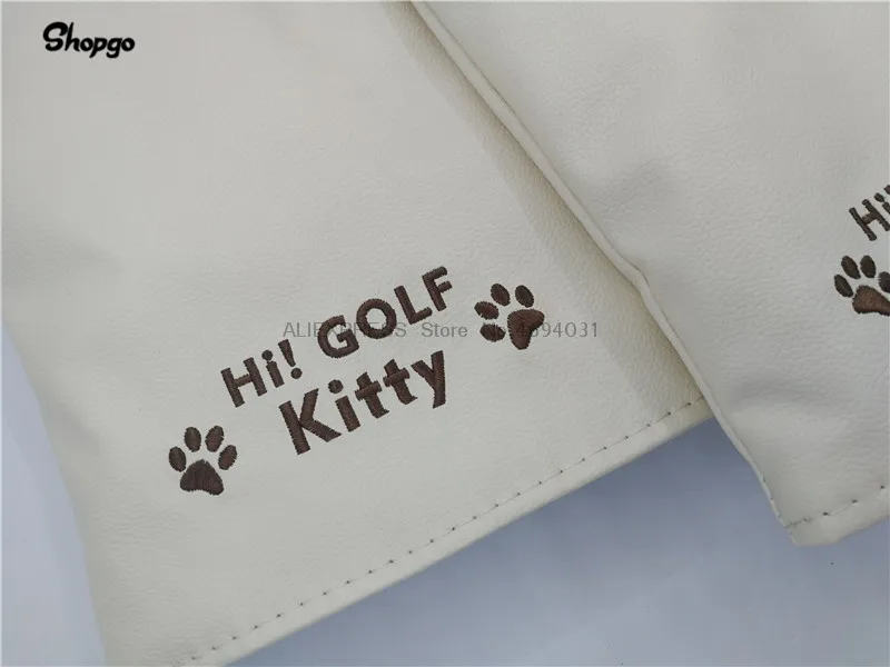 С изображением из мультфильма Lucky Cat Чехлы для клюшек для гольфа для водителя проход древесина гибридный полный набор талисман новинка подарок для игры в гольф Клубные головные уборы
