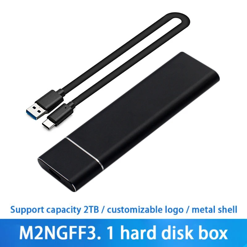 

USB Type-C to M.2 B Key NGFF PCIE SSD Box Solid State Drive Housing Case 10Gbps M2 SSD 2280 Hard Drive Disk Enclosure