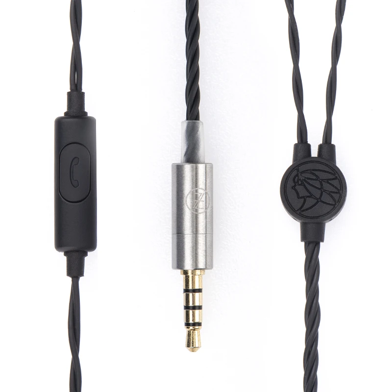TFZ 3 5 мм до 0 78 2pin кабель с микрофоном посеребренный Модернизированный для My Love