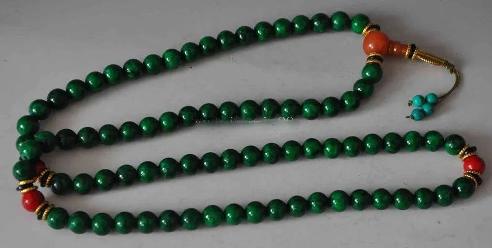 Коллекционные нефритовые ожерелья тибетский буддизм молитвенные бусы