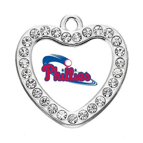 Кулон в виде Бейсбольного игрока с кристаллами мужской и женский браслет