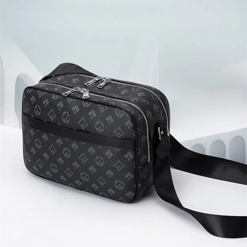 

New 2021 Fashion All-match Casual Men's Camera Men's Bag Large-capacity Printing Shoulder Messenger Bag Purses and Handbags Sac