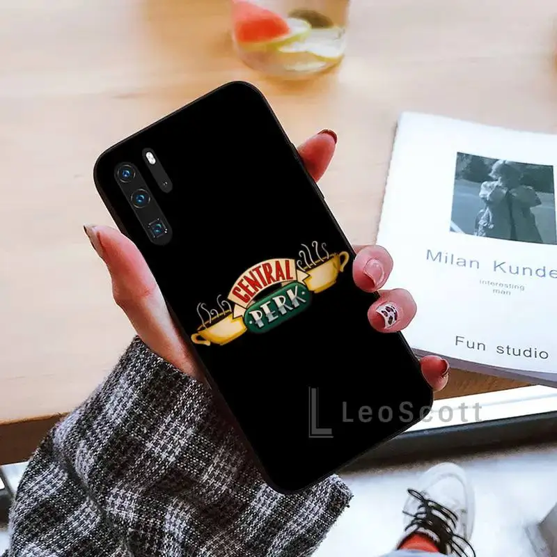 

Central Coffee Perk friends Phone Case For Huawei P9 P10 P20 P30 Pro Lite smart Mate 10 Lite 20 Y5 Y6 Y7 2018 2019