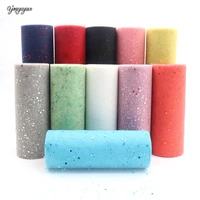 15cm glitter organza tulle roll wedding party decor supplies baby shower sequin mesh tulle roll 10yards fabric ribbon diy crafts