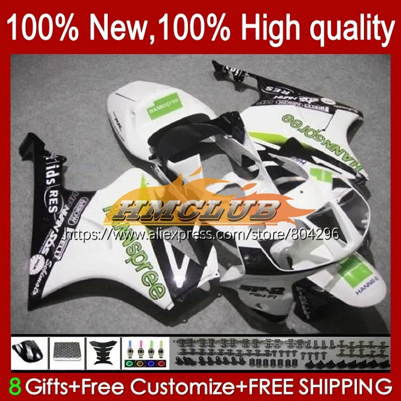 

Комплект обтекателей SP1 SP2 для HONDA VTR1000 RC51 00 01 02 03 2004 2005 2006 65No.59 VTR 1000 2000 2001 2002 2003 зеленый белый 04 05 06