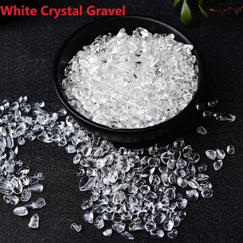 

Натуральный минеральный белый кристалл гравий в форме алмаза прозрачное Кристальное украшение аквариумный инструмент для аквариума пруда...