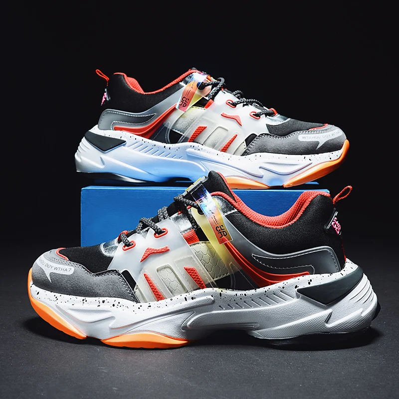 

Мужские кроссовки 2021, модная повседневная обувь, Мужская Удобная дышащая обувь на плоской подошве, мужская обувь на платформе, Мужская Свет...