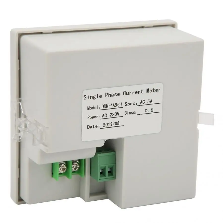 Амперметр DDM AA96J одиночный фазный ток метр светодиодный цифровой дисплей