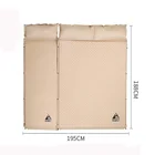 Туристический Самонадувающийся матрас HEWOLF, 2 + 1 разделенный, толщина 5 см, подушка, кровать для походов и отдыха на открытом воздухе 2 цвета