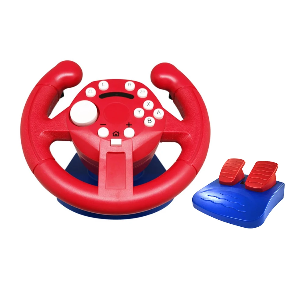

Racing Steering Wheel For Nintend Switch Lite Game Joysticks Remote Vibration Controller Wheels Drive For NS/PC/PS3
