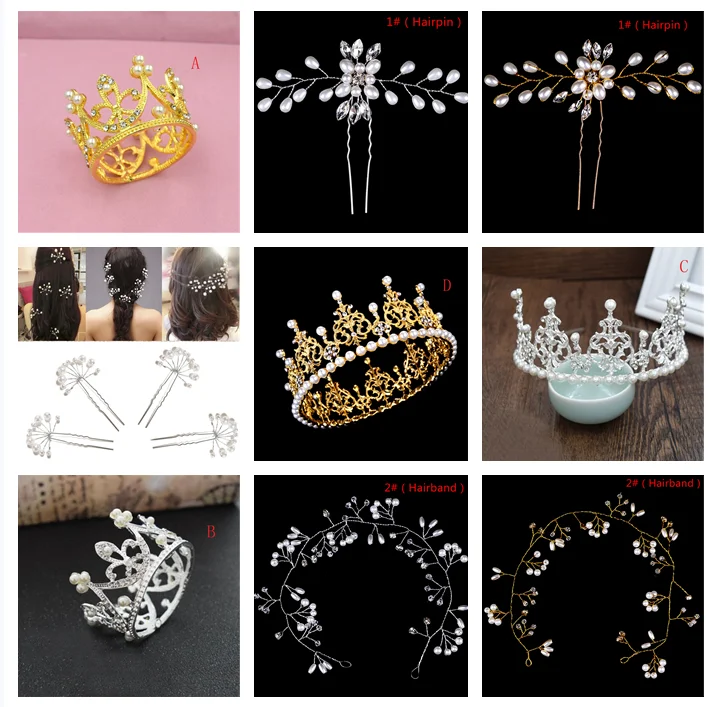 

1Pcs Wedding Bridal Flower Faux Pearl Crystal Hair Pins Clips Bridesmaid Wedding U-shape Hairpins Princess Match Hair Comb Clip