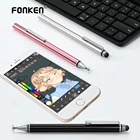 2 в 1 стилус для телефона планшета сенсорная ручка для рисования емкостный умный карандаш Универсальный Android Мобильный экран толстые тонкие ручки