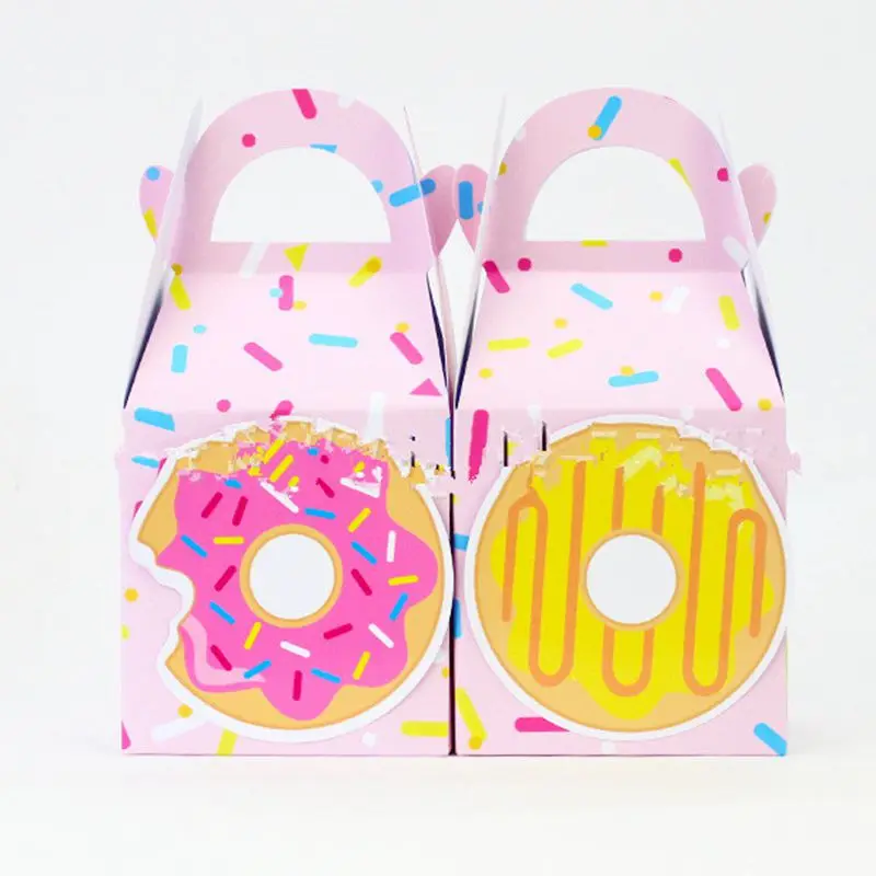 OEING 3 шт. Свадебная конфетная коробка пончики вечерние украшения Подарочная для