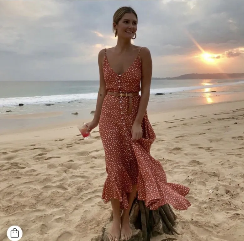 

Популярное богемное праздничное пляжное платье с оборками Спот eBay Amazon в Европе и Америке