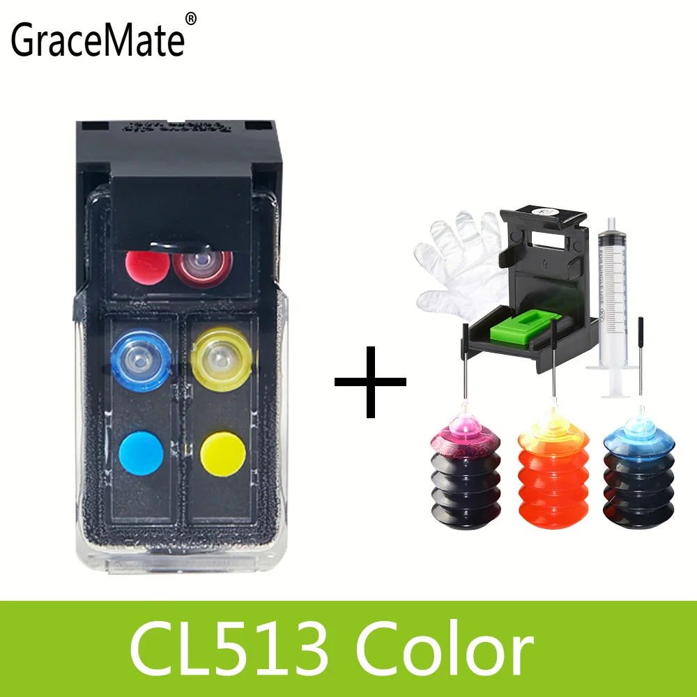 PG512 CL513 Catridge совместимый для Canon pg 512 cl 513 Заправляемый чернильный картридж Pixma mp230