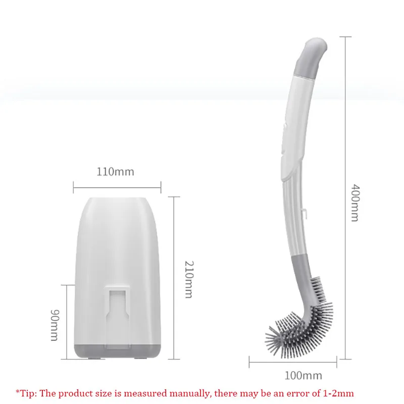 

Soft Hair Silicone Liquid Toilet Brush No Dead Corner WC Bathroom Household Washing Toilet Wall-Mounted Cleaning Artifact Set