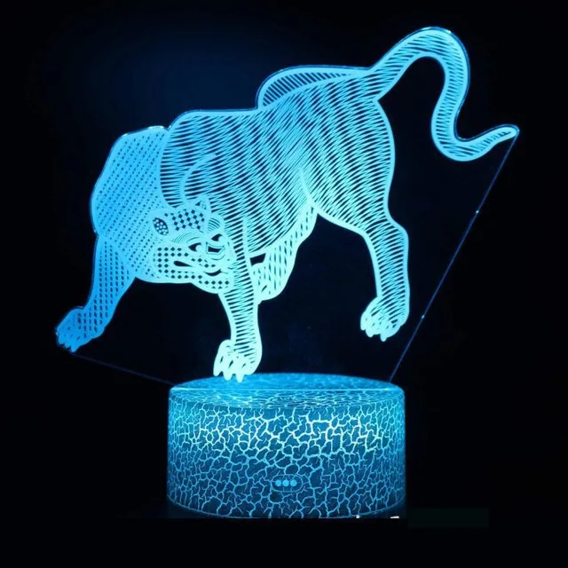Китайский Зодиак 3D светодиодная лампа 7 цветов Изменение USB 3d светодиодный светильник для ребенка спящий ночной Светильник детский праздничный подарок для подруги - Испускаемый цвет: 7 Colors Changeable