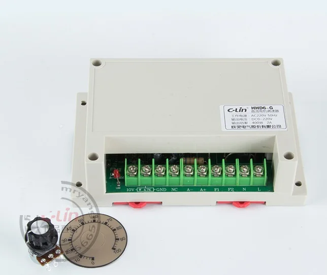 HHD6 G ШИМ двигатель Скорость контроллер Вход AC220V Выход DC 0 220V 1200W 10 ~ + 65C Регулируемый
