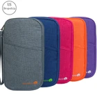 Кошелек женский, с несколькими карманами, органайзер для путешествий для паспорта