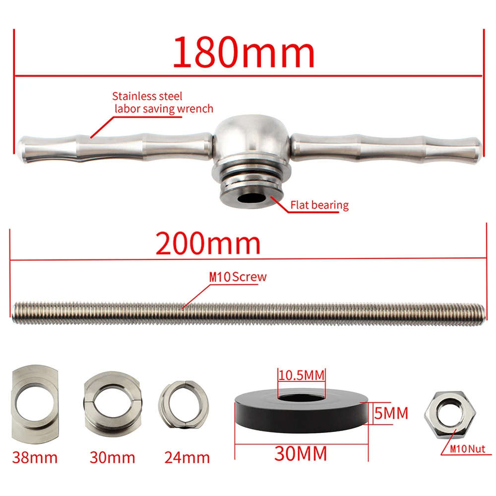 

Lixada Bicycle Bottom Bracket Install and Removal Tool Kit Bike Bottom Bracket Remover for BB86/BB30/BB91/BB92/PF30