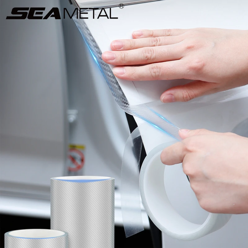 3D Автомобильные наклейки из углеродного волокна автомобильная Защитная пленка