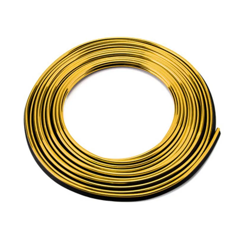 

5m Trims Line Strips Auto Trim Strip Universal Car Interior Moulding Car Door Gap Edge Decorative Line Sticker Accessories