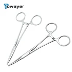 Ручной инструмент 12,5, 16, 18 см, гемостатические щипцы, зажим для шерсти домашних животных, фиксирующие плоскогубцы, инструменты для эпиляции, изогнутыепрямые наконечники