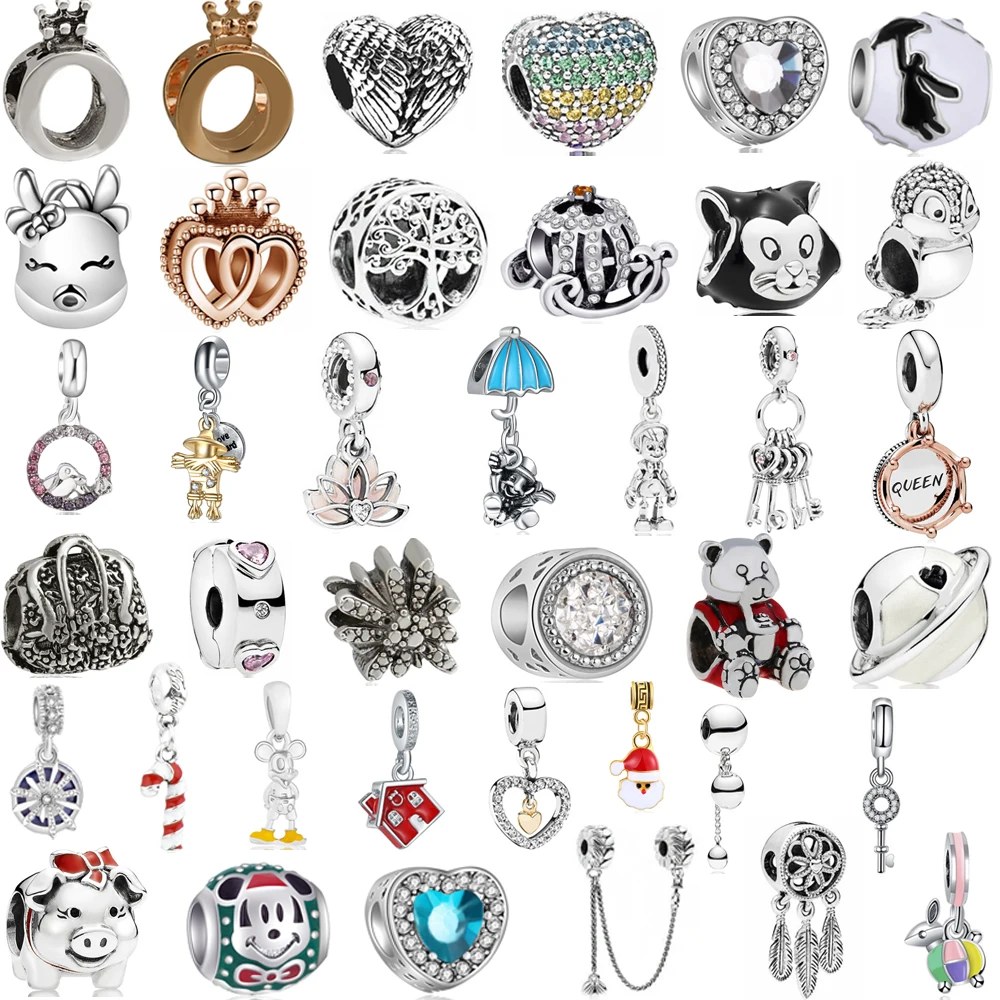 Специальный Микки поезд Любовь Корона автомобиль Ловец снов амулеты Бусины