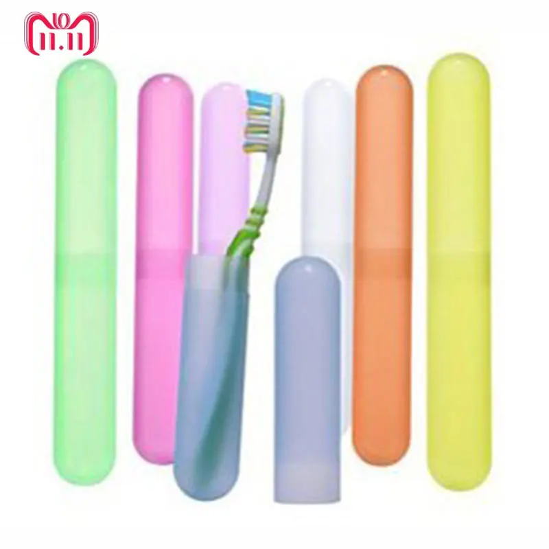 

1PC Cute Portable Toothbrush Holder Outdoor Travel Hiking Camping Toothrush Case Bathroom Accessories Random