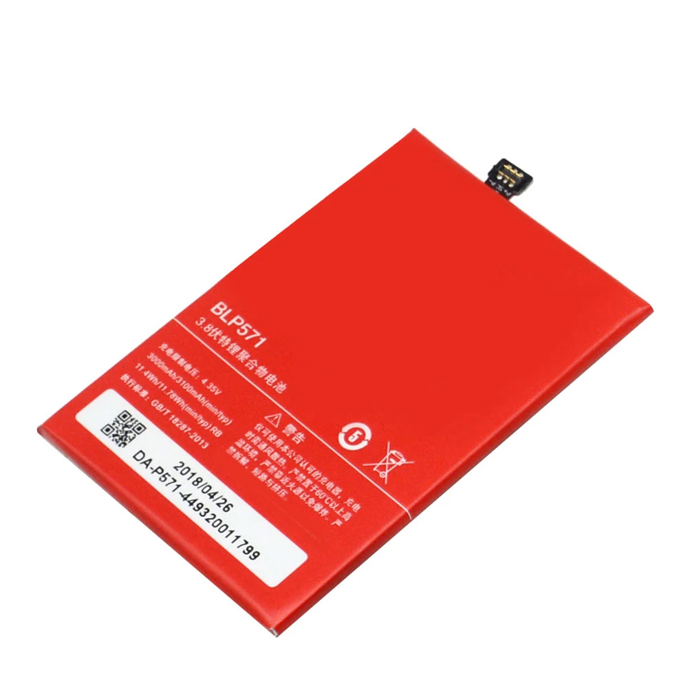 

100% New Battery BLP571 For OnePlus 1 One Plus One 1+ Top Quality Rechargeable Batteria Akku 3000/3100mAh +Tools