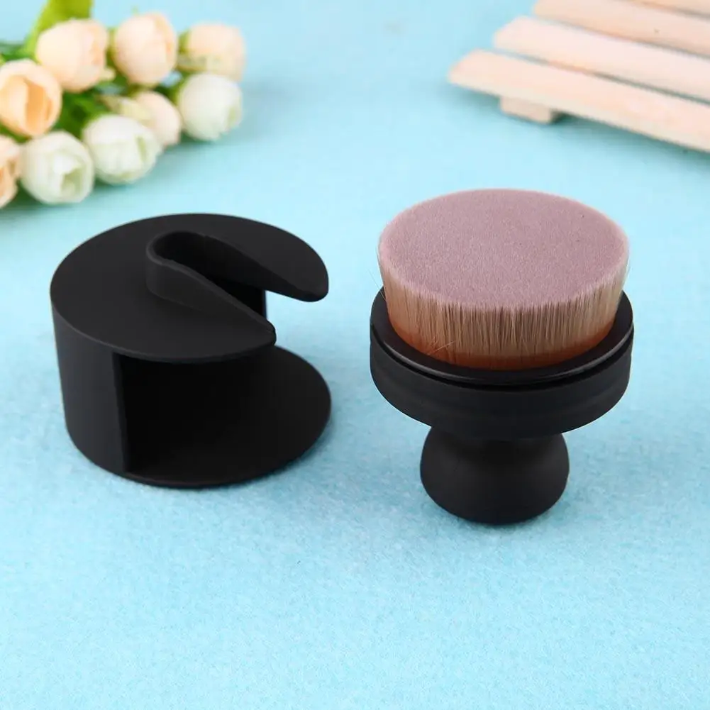 1 PC Single O Shape Push-Pull Makeup Brush Portable Seal Stamp Make up Brushes Foundation Powder Blush Pincel Maquiagem | Красота и