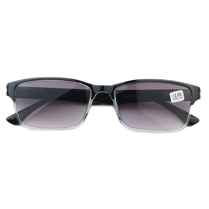 seemfly +7.5 1.25 1.5 2 2.5 3 4.5 +5.0 Progressive Gray Reading Glasses Male Black Retro Goggle Female Prebyopic Hyperopia Frame |