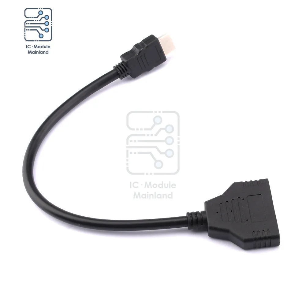 Переходник-разветвитель 30 см 1 в 2 разделительный кабель совместим с двойными