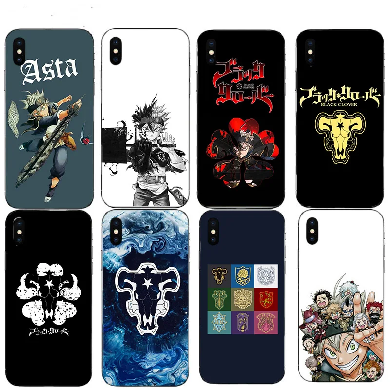

Anime Comic Black Clover Hard Mobile Shell For Iphone 13 11 Pro XS Max 12 Mini Phone Case X SE 2020 6 7 8 Plus 5S 6S XR 10 Cover