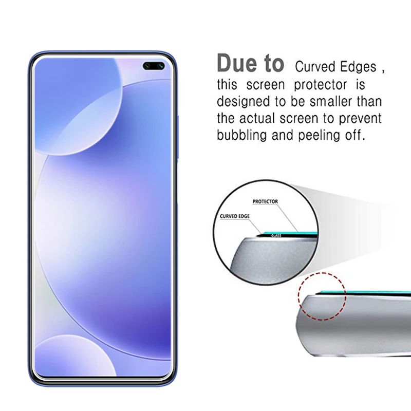 2 шт. стекло Xiaomi Redmi k30i премиум класса закаленное для Ksiomi mi 5G Защитная пленка