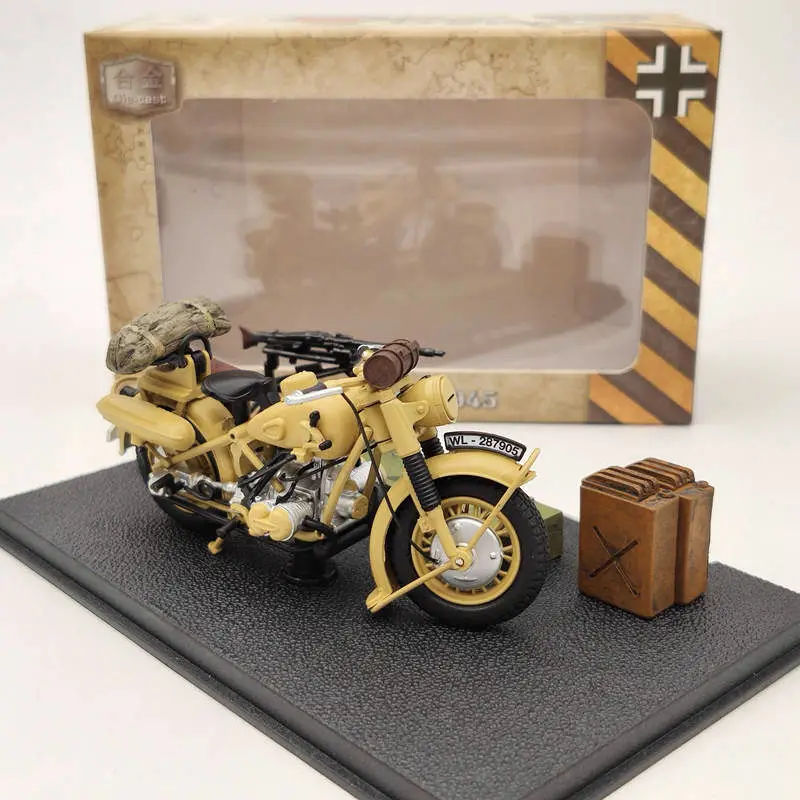 1:24 For B~W R75 Motorcycle World War II 1939-1945 Model Collection Toys Gift Diecast Yellow jan szumski polityka a historia zsrr wobec nauki historycznej w polsce w latach 1945 1964