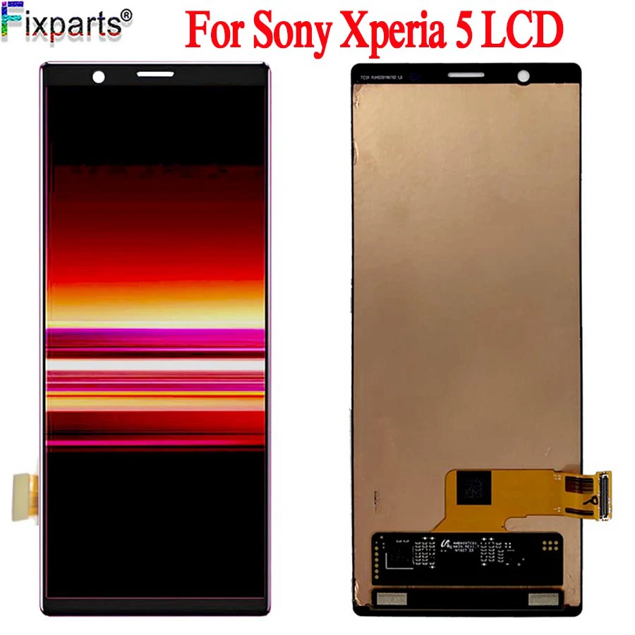 

100% протестированный 6,1 "ЖК-дисплей для Sony Xperia 5, дигитайзер сенсорного экрана в сборе X5 для Sony 5, запасные части для ЖК-дисплея