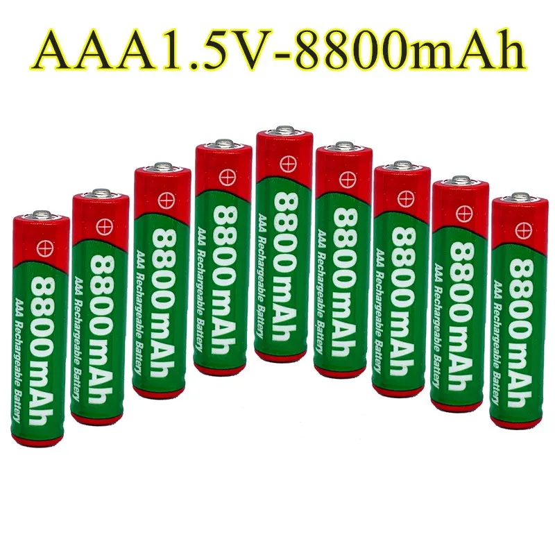 Батарея AAA 8800 мАч, перезаряжаемая батарея AAA 1,5 в 8800 мАч, перезаряжаемая щелочная батарея