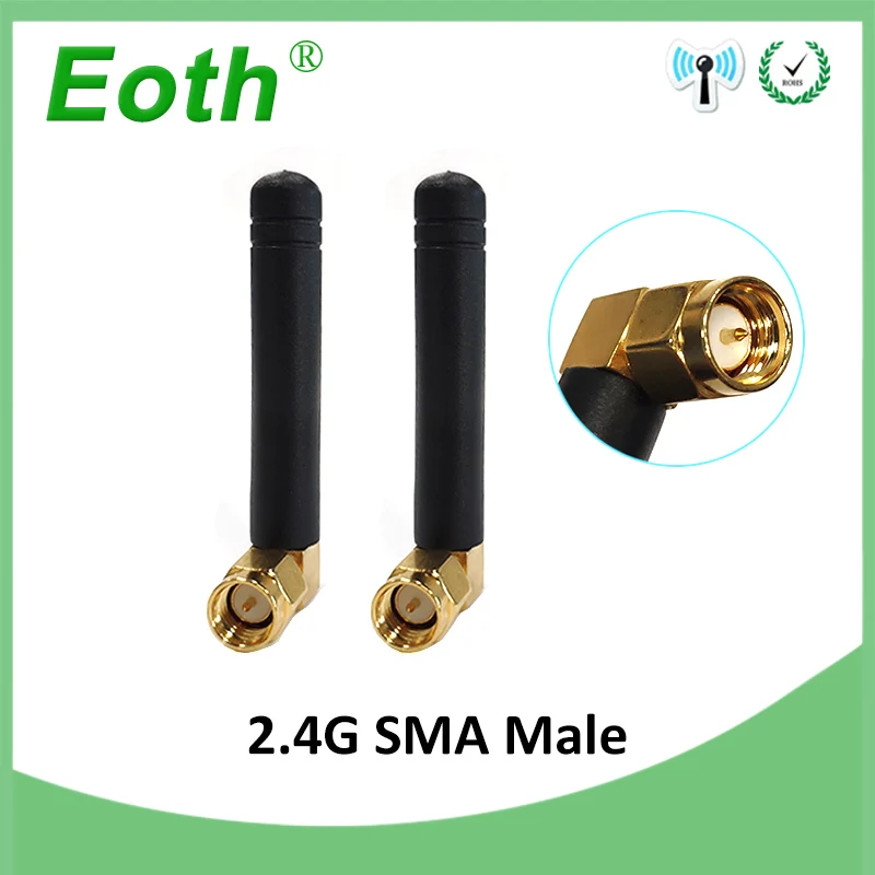 20 шт 2 4 Ghz антенна wifi SMA разъем ~ 3dbi ghz wi fi маленький размер антенны