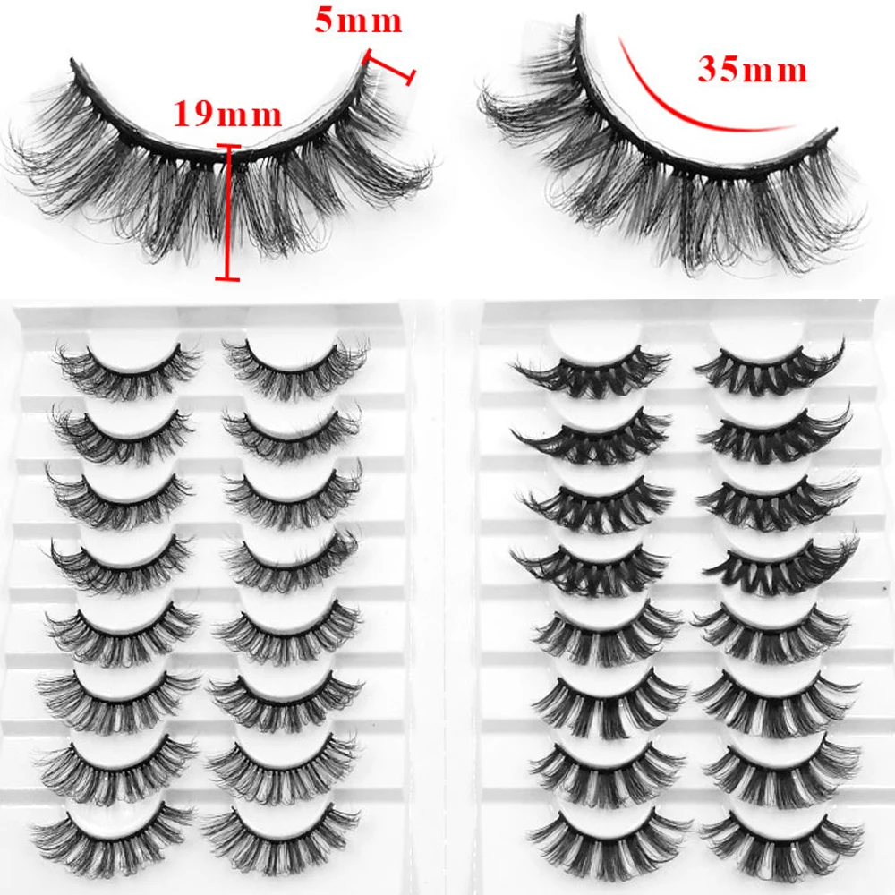 Новинка 18 мм пушистые ресницы драматические полный объем норковые 3D