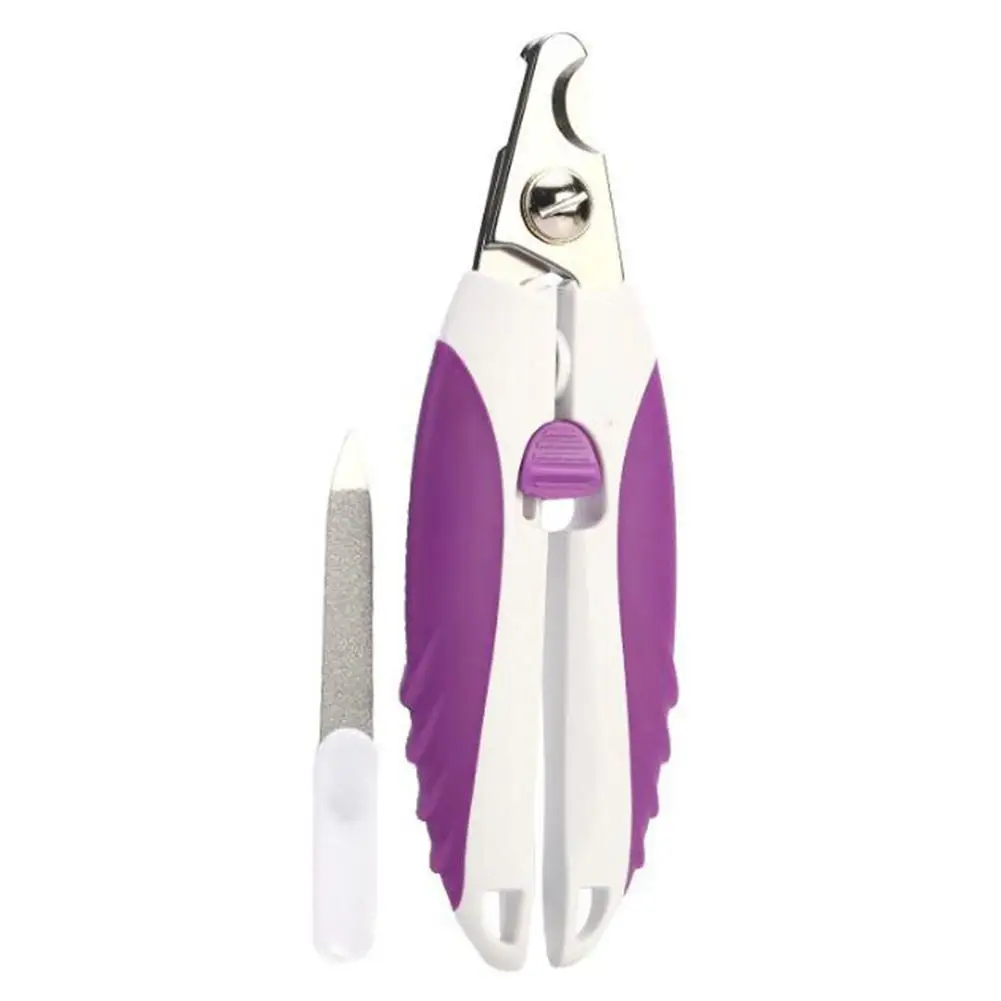 

Dog Nail Clippers Stainless Steel Nail Scissors Pet Cleaning Grooming Tool with File